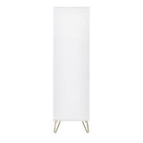 Murano 2 Door 1 Drawer Wardrobe - Matte White