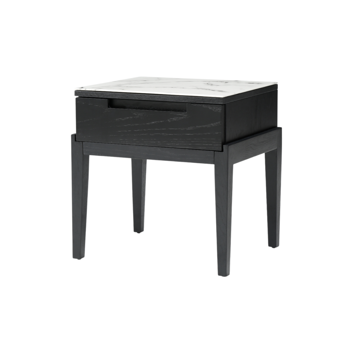 Orchid Bedside Single Drawer - Marble