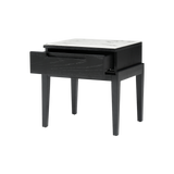 Orchid Bedside Single Drawer - Marble