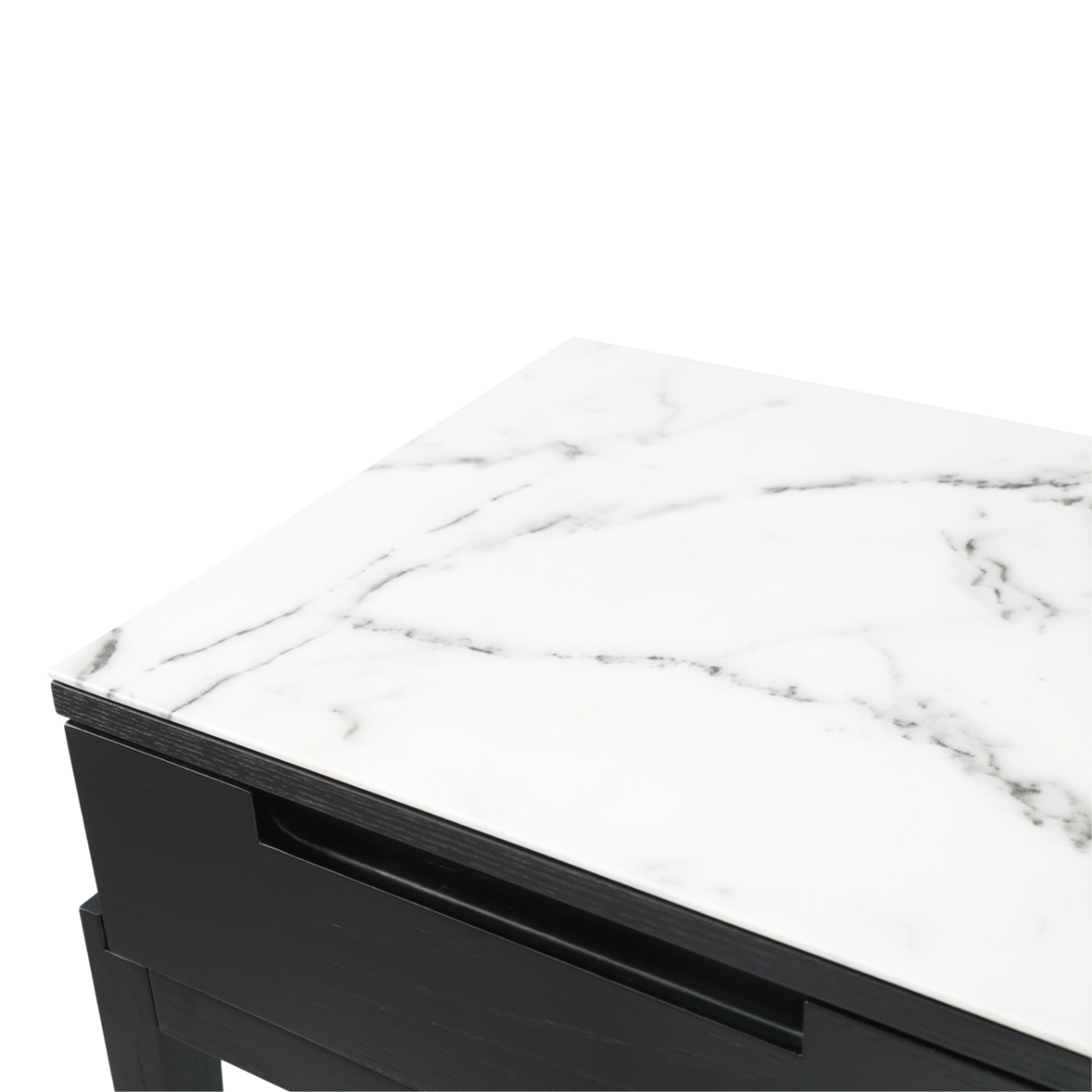 Orchid Bedside Single Drawer - Marble