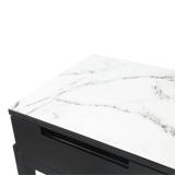 Orchid Bedside Single Drawer - Marble