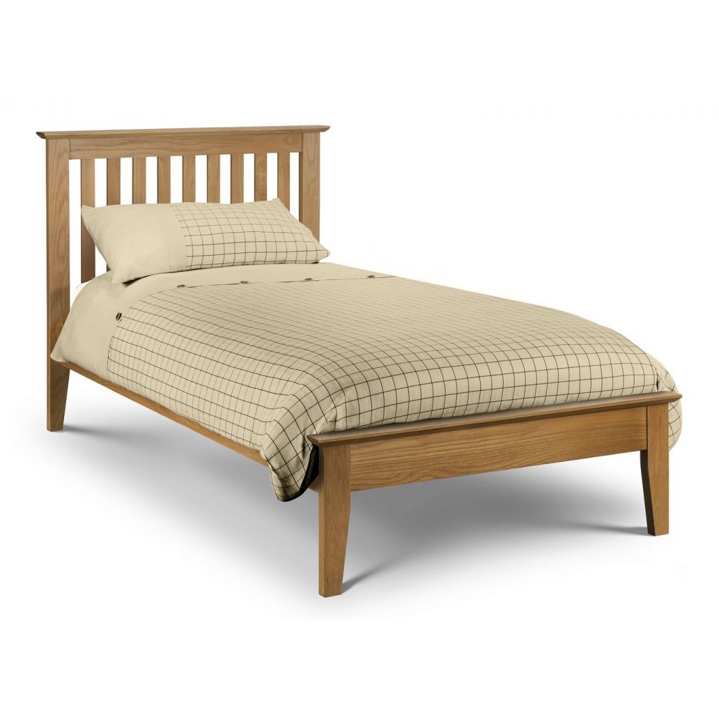 Salerno Shaker Bed - Solid Oak