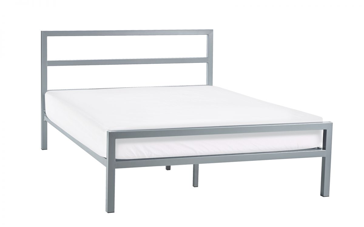 Soto Metal Bed - Silver