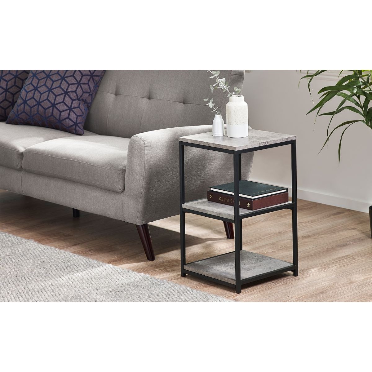 Staten Tall Narrow Side Table