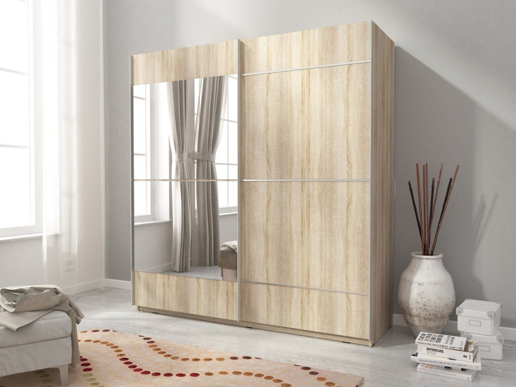 Mika 04 Sliding Door Wardrobe 200cm