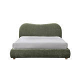 Wave Beds in Olive Soft Weave