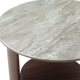 Willow Lamp Table With Shelf