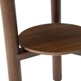 Willow Lamp Table With Shelf