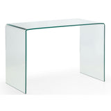 Amalfi Bent Glass Desk Julian Bowen 