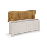 Aspen Storage Bench - Grey Wash