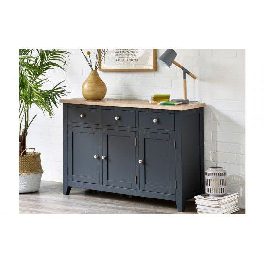Bordeaux Extending Dining Table - Dark Grey