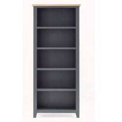 Bordeaux Tall Bookcase - Dark Grey