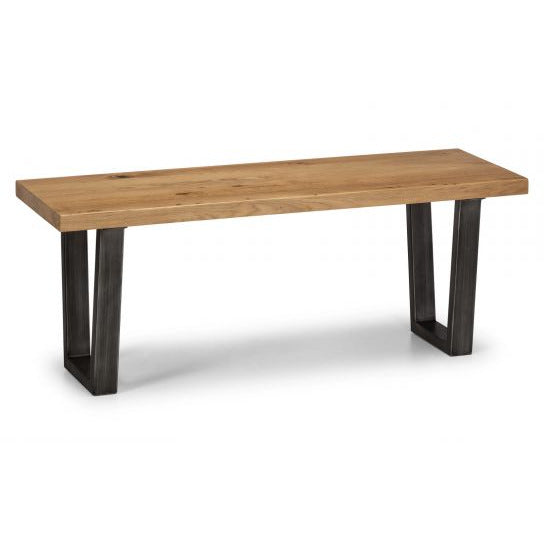 Brooklyn Bench - Dark Oak